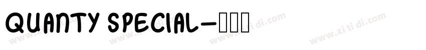 Quanty Special字体转换